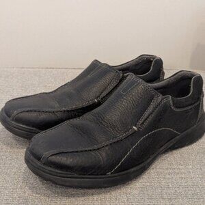 Clark Men's Casual Slip-on Loafer Shoes Black, size 11.5 M US